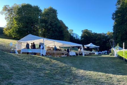 Stand des croqueurs avant ouverture